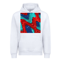 White american flag stripes seamless pattern Urban Hoodie - BundleAndBundleShop