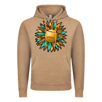 Vintage Coffee Softball Sunflower Vintage Hoodie - Jasminsmagicworld