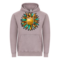 Vintage Zinc Softball Sunflower Vintage Hoodie - Jasminsmagicworld