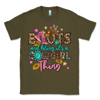 Army Green boots and bling it's a cowgirl thing Classic Tee - MaliasSmallBusiness