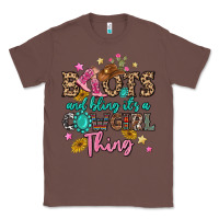 Chestnut boots and bling it's a cowgirl thing Classic Tee - MaliasSmallBusiness