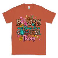 Copper boots and bling it's a cowgirl thing Classic Tee - MaliasSmallBusiness