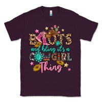 Plum boots and bling it's a cowgirl thing Classic Tee - MaliasSmallBusiness