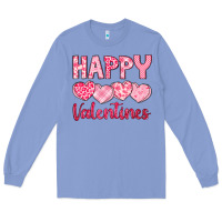 Colony Blue happy valentines Long Sleeve Tee - LillyAllenDesigns
