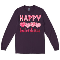 Plum happy valentines Long Sleeve Tee - LillyAllenDesigns