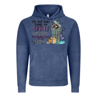 Vintage Denim spirit animal raccoon Vintage Hoodie - MaliasSmallBusiness