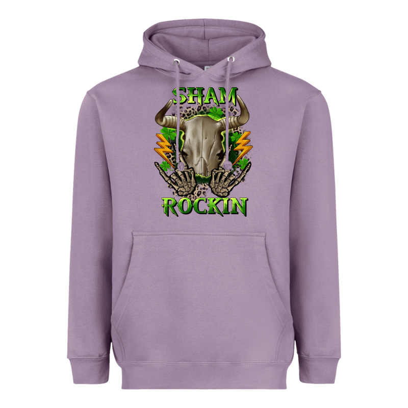 Sham Rockin St. Patrick's Day Heavyweight Hoodie by CowGirlArtShop | Teevron