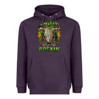 Plum Sham rockin St. Patrick's Day Heavyweight Hoodie - CowGirlArtShop