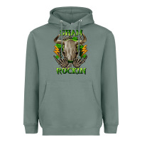 Sage Sham rockin St. Patrick's Day Heavyweight Hoodie - CowGirlArtShop