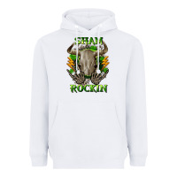 White Sham rockin St. Patrick's Day Heavyweight Hoodie - CowGirlArtShop