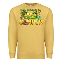 Antique Gold Happy St. Patrick's Day camper Premium Sweatshirt - HowdyJamesFarm