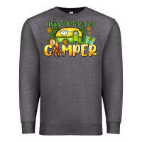 Charcoal Heather Happy St. Patrick's Day camper Premium Sweatshirt - HowdyJamesFarm
