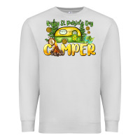 Dove Grey Happy St. Patrick's Day camper Premium Sweatshirt - HowdyJamesFarm