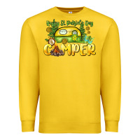 Lemon Happy St. Patrick's Day camper Premium Sweatshirt - HowdyJamesFarm