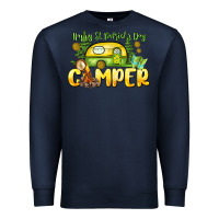 Navy Happy St. Patrick's Day camper Premium Sweatshirt - HowdyJamesFarm