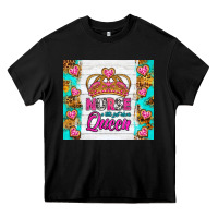 Black nurse a title just above queen tumbler Heavy Core Tee - BundleAndBundleShop