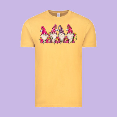 Christmas Gnomies Vintage Tee Designed By Maliassmallbusiness