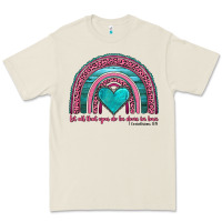 Bone valentine's day rainbow let all that you do be done in love 1 corinthi Premium Tee - AdoDesignShop