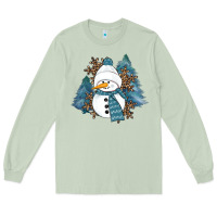 Matcha Snowman Winter Long Sleeve Tee - RanaPortraitStore