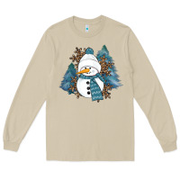 Mushroom Snowman Winter Long Sleeve Tee - RanaPortraitStore