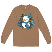 Toasted Coconut Snowman Winter Long Sleeve Tee - RanaPortraitStore