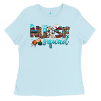 Baby Blue nurse squad Ladies Tee - BundleAndBundleShop
