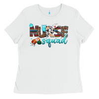 White nurse squad Ladies Tee - BundleAndBundleShop