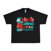 Black santa bring me turquoise Urban Heavy Tee - MaliasSmallBusiness