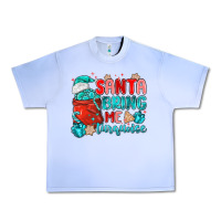 Grape Ice santa bring me turquoise Urban Heavy Tee - MaliasSmallBusiness
