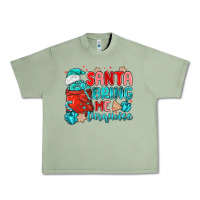 Oil Green santa bring me turquoise Urban Heavy Tee - MaliasSmallBusiness