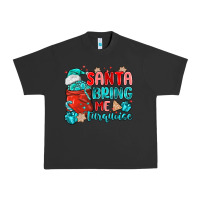 Pigment Black santa bring me turquoise Urban Heavy Tee - MaliasSmallBusiness