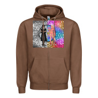 Chestnut gothic girl and colorful girl best friends Zipper Hoodie - TumblerDesignByShophia