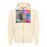 Sandshell gothic girl and colorful girl best friends Zipper Hoodie - TumblerDesignByShophia