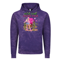 Cloud Purple wild west cowboy show Vintage Hoodie - NancyCooperArtShop