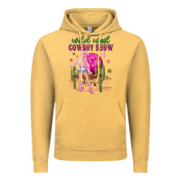 Vintage Mustard wild west cowboy show Vintage Hoodie - NancyCooperArtShop