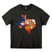 Asphalt texas map fall Heavy Core Tee - JahusDesignShop