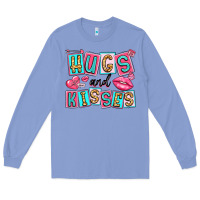 Colony Blue hugs and kisses Long Sleeve Tee - LillyAllenDesigns