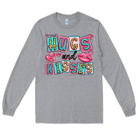 Heather Grey hugs and kisses Long Sleeve Tee - LillyAllenDesigns
