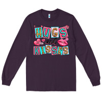 Plum hugs and kisses Long Sleeve Tee - LillyAllenDesigns