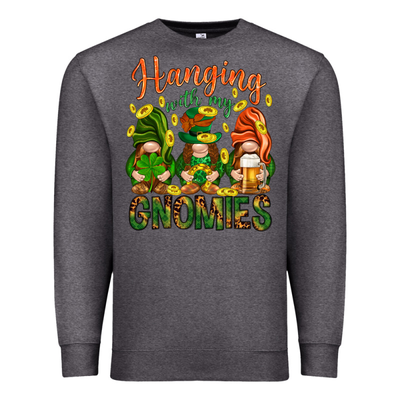 Hanging With My Gnomies Premium Sweatshirt by HowdyJamesFarm | Teevron