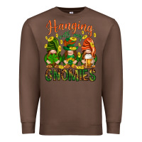 Chestnut Hanging with my gnomies Premium Sweatshirt - HowdyJamesFarm