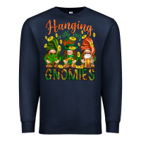 Navy Hanging with my gnomies Premium Sweatshirt - HowdyJamesFarm