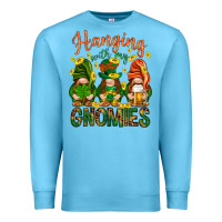 Ocean Blue Hanging with my gnomies Premium Sweatshirt - HowdyJamesFarm