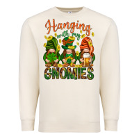 Sandshell Hanging with my gnomies Premium Sweatshirt - HowdyJamesFarm