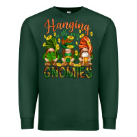 Sports Green Hanging with my gnomies Premium Sweatshirt - HowdyJamesFarm