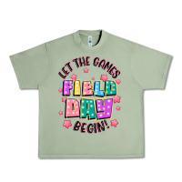 Oil Green field day let the games begin Urban Heavy Tee - JahusDesignShop