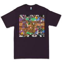 Plum easter bunny egg cowhide leopard Premium Tee - Artiststas