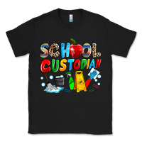 Black school custodian Classic Tee - NancyCooperArtShop