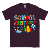 Plum school custodian Classic Tee - NancyCooperArtShop