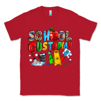 Red school custodian Classic Tee - NancyCooperArtShop
